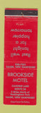 Matchbook Cover - Brookside Motel  Salem NH