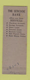 Matchbook Cover - Suncook Bank NH