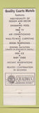 Matchbook Cover - Quality Motels Perkins Motel Littleton NH