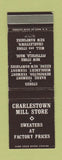 Matchbook Cover - Charlestown Mill Store Sweaters NH Pittsfield MA