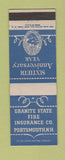 Matchbook Cover - Granite State Fire Insurance Portsmouth NH