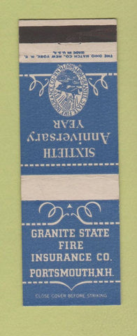 Matchbook Cover - Granite State Fire Insurance Portsmouth NH