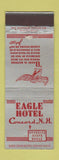 Matchbook Cover - Eagle Hotel Concord NH