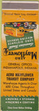 Matchbook Cover - Aero Mayflower trucking CREASE