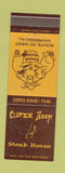 Matchbook Cover - Cloven Hoof Steak House Marengo IL