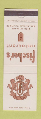 Matchbook Cover - Fischer's Restaurant Belleville IL