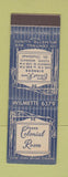 Matchbook Cover - Weeks Colonial Room Wilmette IL
