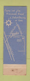 Matchbook Cover - Weeks Colonial Room Wilmette IL