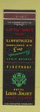 Matchbook Cover - Hotel Louis Joliet IL