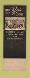Matchbook Cover - Hotel Louis Joliet IL