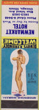 Matchbook Cover - Newmarket Hotel Chicago IL pinup