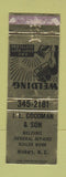 Matchbook Cover - JL Goodman Welding Hickory NC WEAR