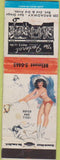 Matchbook Cover - The Federal Men's Wear San Diego CA pinup WORN