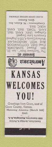 Matchbook Cover - Perkins Americana Gove City KS