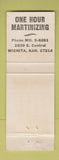 Matchbook Cover - One Hour Martinizing Wichita KS Dry Cleaning