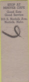 Matchbook Cover - Bob's Insurance Agency Norfolk NE pinup