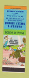 Matchbook Cover - Carver's Skelly oil gas Glasco KS hillbilly