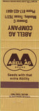 Matchbook Cover - Abell Ag Co Seeds Munday TX