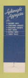 Matchbook Cover - Buildex Aggregate Shale Ottawa Marquette KS