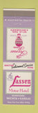 Matchbook Cover - Lassen Motor Hotel Wichita KS