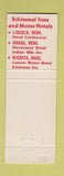 Matchbook Cover - Lassen Motor Hotel Wichita KS
