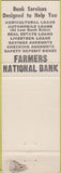 Matchbook Cover - Farmers National Bank Ault CO