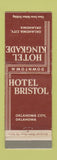 Matchbook Cover - Hotel Bristol Oklahoma City OK