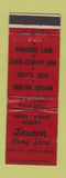 Matchbook Cover - Lawton Army Store Lawton OK uniforms WEAR