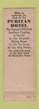 Matchbook Cover - Hotel Tulsa OK