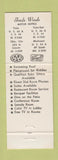 Matchbook Cover Trade Winds Motor Hotel Tulsa Muskogee Oklahoma City Clinton OK