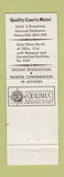 Matchbook Cover - Quality Motel Edmond OK Seville Restaurant