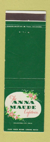 Matchbook Cover - Anna Maude Cafeteria Oklahoma City OK WEAR