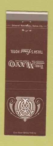 Matchbook Cover - Mayo Hotel Tulsa OK BROWN