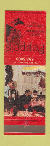 Matchbook Cover - Peppe's Italian Restaurant Tulsa OK