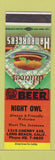 Matchbook Cover - Night Owl Long Beach CA SAMPLE