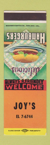 Matchbook Cover - Joy's CA? SAMPLE