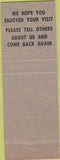Matchbook Cover - Park Hotel Deming NM blue