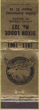 Matchbook Cover - Moose Lodgwe Dixon IL