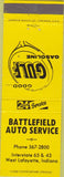 Matchbook Cover - Gulf Oil Gas West Lafayette IN
