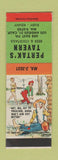 Matchbook Cover - Pertak's Tavern Los Angeles CA Hillbilly SAMPLE