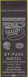 Matchbook Cover - By Pass Motel Bowling Green KY
