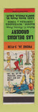 Matchbook Cover - Las Delicias Grocery Mexican Santa Paula CA Hillbilly SAMPLE
