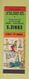 Matchbook Cover - Ernie's Bar San Diego CA Hillbilly SAMPLE