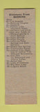 Matchbook Cover - Fernow Auto Parts Banning CA Hillbilly SAMPLE