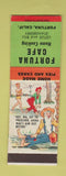 Matchbook Cover - Fortuna Cafe CA Hillbilly SAMPLE