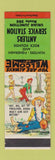 Matchbook Cover - Antlers oil gas Ukiah Junction OR Hillbilly SAMPLE