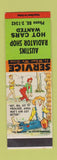 Matchbook Cover - Austins Radiator Shop Hillbilly SAMPLE