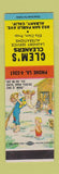 Matchbook Cover - Clem's Cleaners Albany CA Hillbilly SAMPLE