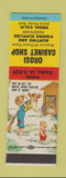 Matchbook Cover - Orosi Cabinet Shop Orosi CA Sherwin Williams Hillbilly SAMPLE