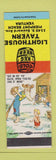 Matchbook Cover - Lighthouse Tavern Ventura CA Hillbilly SAMPLE